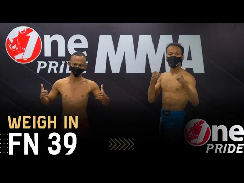 Cecep Supriyandi VS Rizki Nur Ikhwan || Weigh In One Pride MMA FN-39