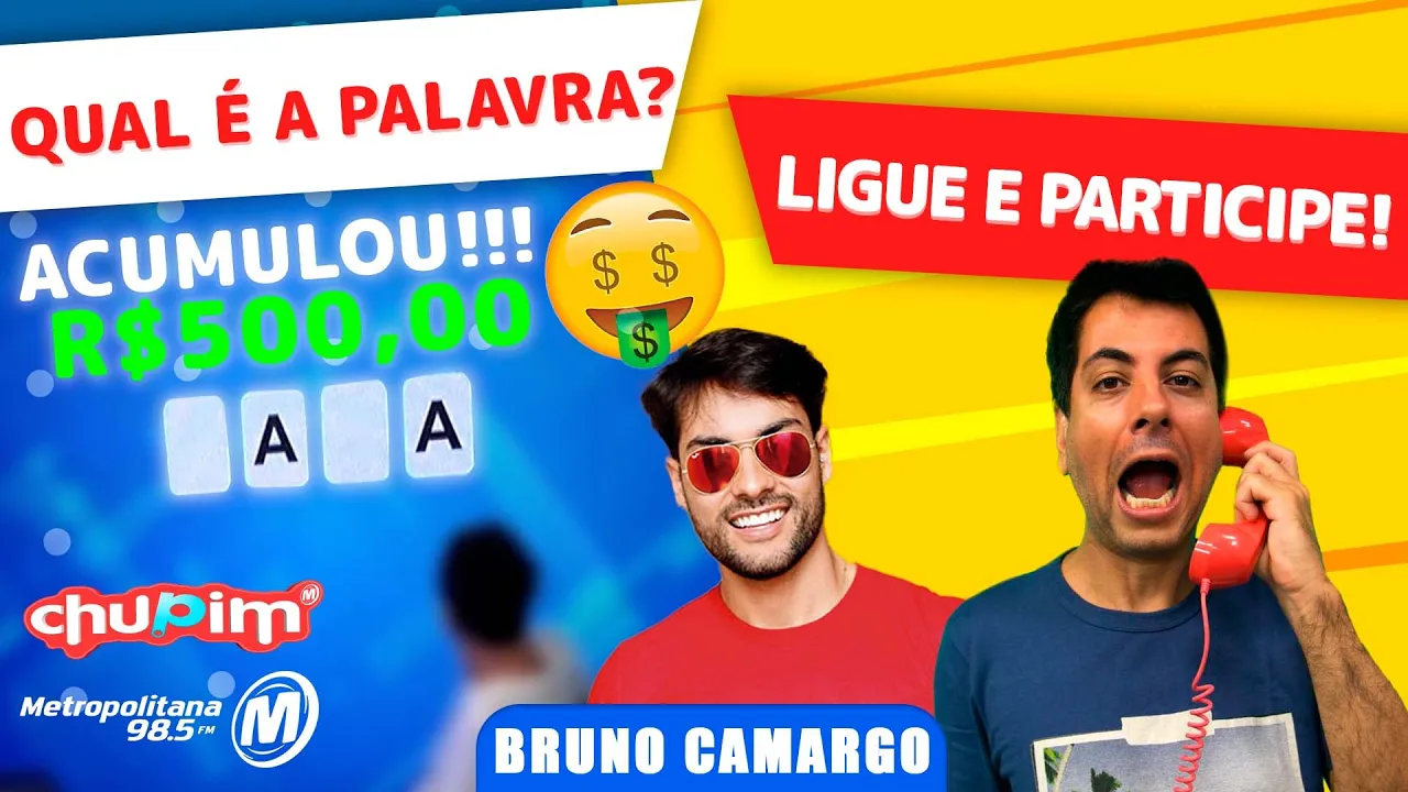 BRUNO CAMARGO - PALAVRA MISTERIOSA!!! - 27/06/2023