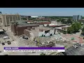 Demolition of part of old Moline Dispatch building begins