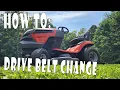 Husqvarna Drive Belt Replacement on a YTH22V46 Riding Mower