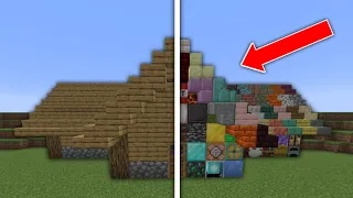 Gw Membuat Rumah Menggunakan Semua Block Di Minecraft Survival