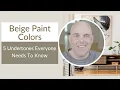 Beige Paint Colors 5 Undertones Everyone Should Know
