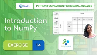 Exercise 14 - Introduction to NumPy
