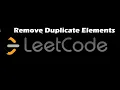 Duplicate elements Leetcode easy Q 217