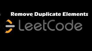 Duplicate elements Leetcode easy Q 217