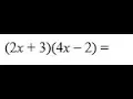Simplify 2x 3 4x-2