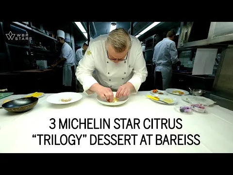 3 Michelin star CITRUS TRILOGY by Pâtissier of the Year Stefan Leitner at Bareiss, Germany