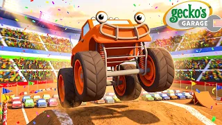 Meet The Monster Trucks Song | Gecko's Garage Songs｜Kids Songs｜Trucks for Kids