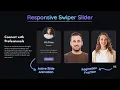 Responsive Swiper Slider Active Slide Animation Autoplay Pagination Fraction