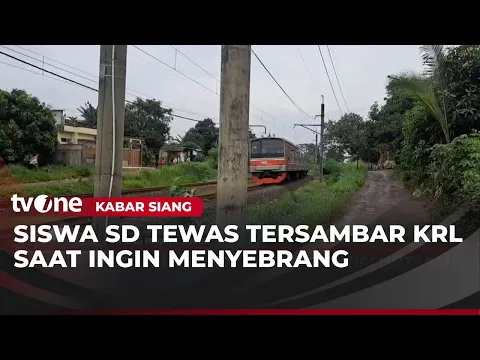 Tragis! Siswa SD Tewas Tersambar Kereta Listrik Jurusan Rangkasbitung