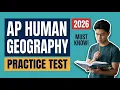 AP Human Geography Final Exam Practice Test Questions and Answers 2026