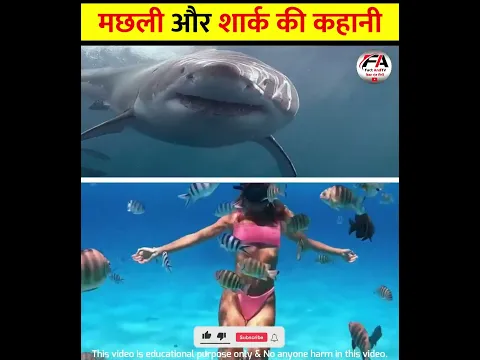 Fish's cleverness vs Shark's strength #shorts