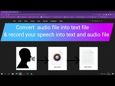 Download MP3 Convert .mp3(Audio) into .txt(Text) with your own recorder in python || ISP Solutions Official