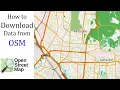 Downloading OpenStreetMap GIS Data for Free Step by Step