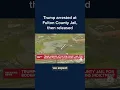 Trump arrested at Fulton County Jail then released