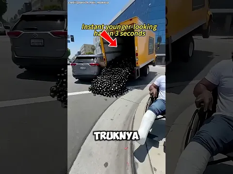 truk numpahin banyak bola😨 #shortvideo