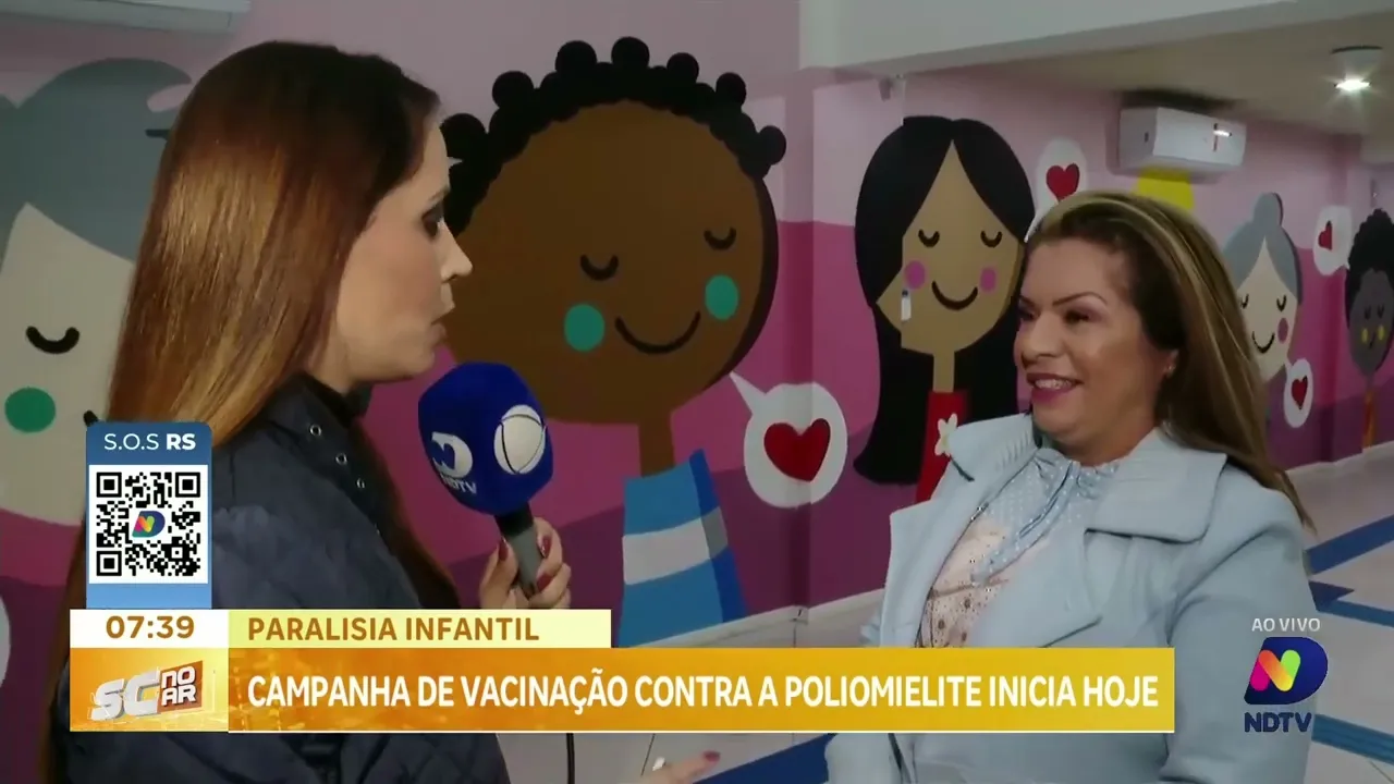 Florianópolis inicia campanha de vacinação contra poliomielite