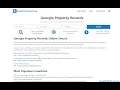 Georgia Property Records Online Search