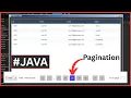 Java - How to Create Table Pagination in Java Netbeans Step by Step