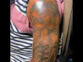 CROSS WITH CLOUDS HALF SLEEVE TATTOO BY VASDESIGNS