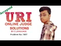 URI Online Judge Solution -