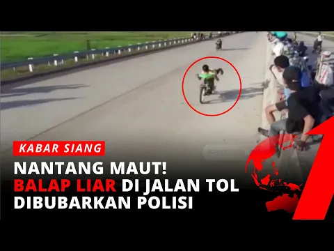 Dibubarkan Polisi, Aksi Balapan Liar di Jalan Tol yang Belum Dioperasikan di Lebak Banten | tvOne