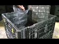 Heavy-Duty Collapsible Bulk Container 45 x 48 x 34