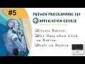 Create Button in Python Tkinter