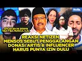 Lagu REAKSI NETIZEN MENTERI SOSIAL SEBUT PENGGALANGAN DONASI ARTIS \u0026 INFLUENCER HARUS IZIN DULU