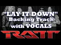 Lay It Down - Guitar Backing Track With Vocals - RATT