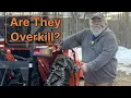 Kubota with Tractor Tire Chains Upgrade L2501 Mod