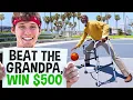 Download Lagu Beat The Grandpa at Basketball, Win $500