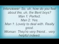 Bent - We Keep Promises Lyrics