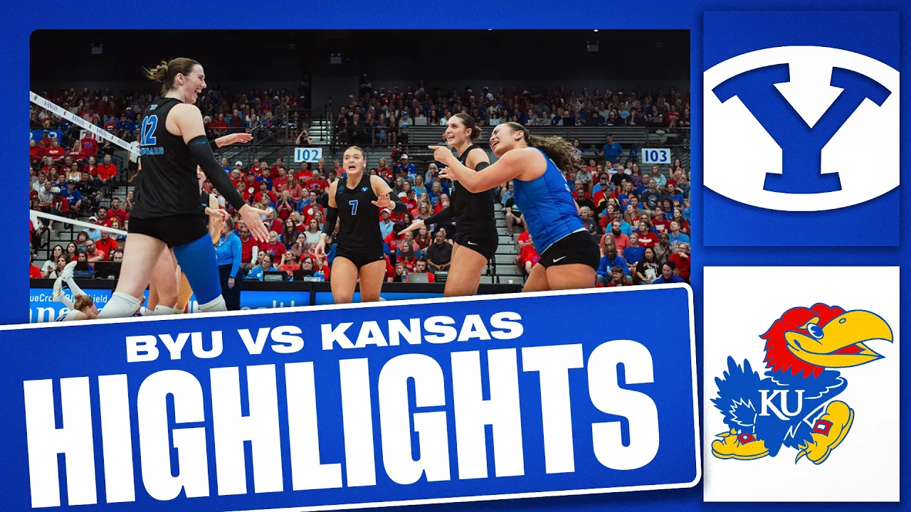 BYU Women's Volleyball vs Kansas || Full Game Highlights 2026