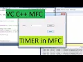 VS C MFC Tutorial use TIMER in MFC C