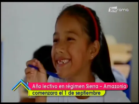Año lectivo en régimen Sierra - Amazonía comenzará el 1 de septiembre