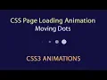 CSS Page Loading Animation CSS3 Animations csPoint