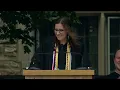 St Olaf College Class of 2024 Commencement Speech