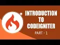 CodeIgniter Framework Introduction Part 1 Eduonix