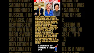 BREAKING Hillary Clinton skewers Trump s gilded Oval Office with SAVAGE Saddam Hussein comparison