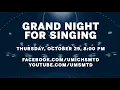 Grand Night for Singing Premieres on Thursday October 29