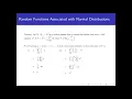 Random Functions Associated Normal Distributions