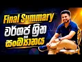 SFT Final Summary - Upul Weerasinghe
