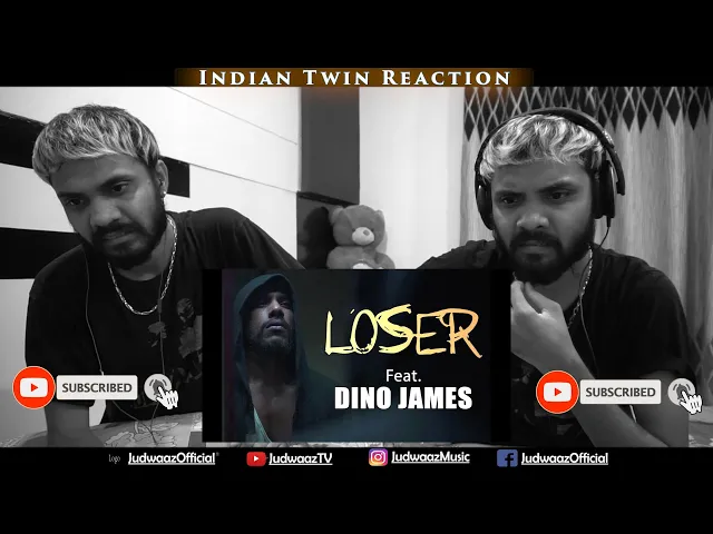 Download MP3 Indian Twin Reaction | LOSER Ft. Dino James | Being Indian | #StayHome