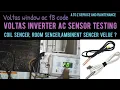 Voltas window inverter AC F8 error code ac sencer testing velue AC sensor kaise check Karen