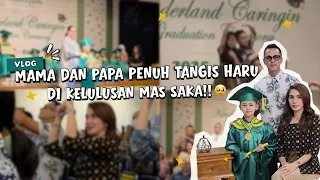MAS SAKA SEBENTAR LAGI MASUK SD!! MAMA PAPA MEWEK TERHARU DI KELULUSAN MAS SAKA!! 🥹❤️