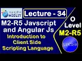 O Level M2 R5 Chapter 5 JavaScript and Angular Js in Hindi Lecture 34