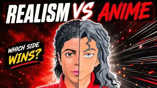 I Drew Michael Jackson in two styles 😳 REALISM VS ANIME