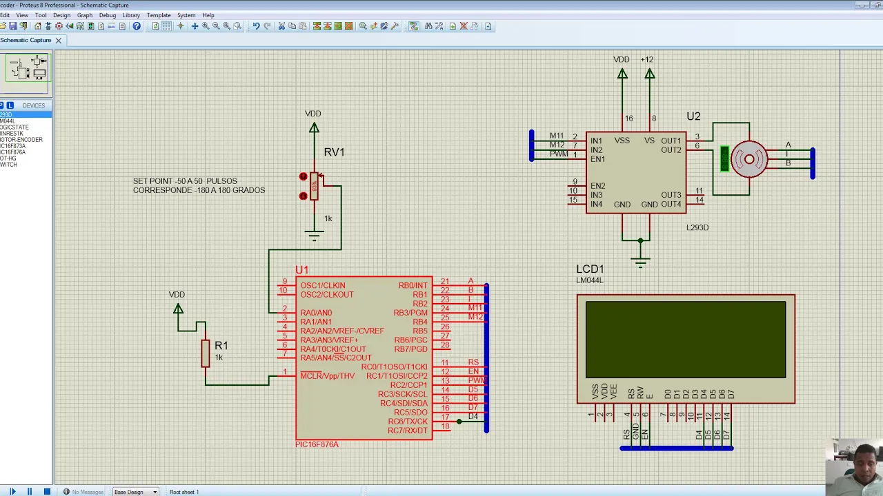 CONTROL DE POSICION CON PID DE UN MOTOR DC CON ENCODER DE CUADRATURA con Mikroc