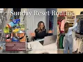 My FULL Sunday Reset Routine Errands Meal Prep Planning Outfits